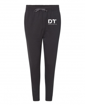 DIGITAL TECH H.S. BLACK JOGGER WITH SCREENED LEFT LEG LOGO