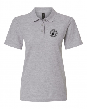 Teleport - Women's Softstyle Pique Polo - front logo