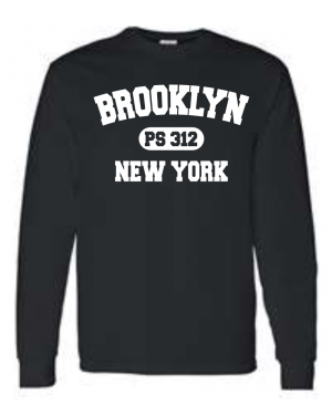 PS 312 **Brooklyn Logo** 5400 Black Long Sleeve