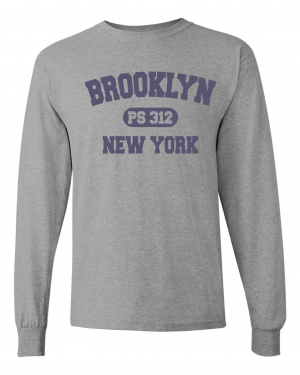 PS 312 **Brooklyn Logo** 5400 Grey Long Sleeve