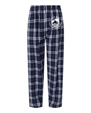 PS 312 Bergen Beach School Boxercraft Flannel Pants Navy/Silver Plaid