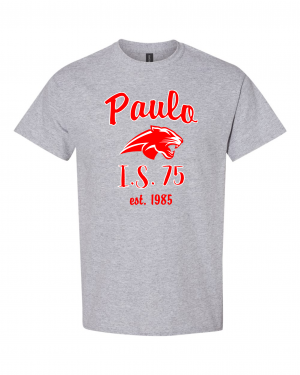 PAULO Est 1985 GREY TEE W/ OPTION FOR NAME & NUMBER