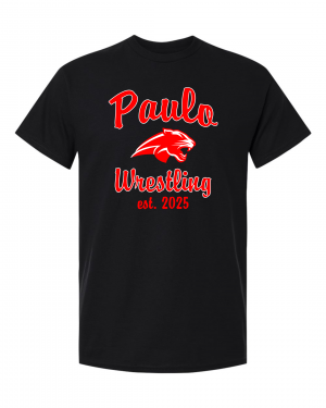 PAULO SWIM Est 2025 BLACK TEE  W/ OPTION FOR NAME & NUMBER