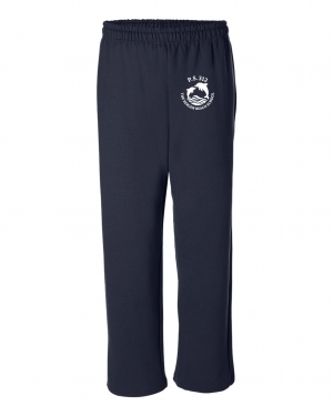 PS 312 Bergen Beach School Navy Unisex Open-Bottom Sweatpants - 18400
