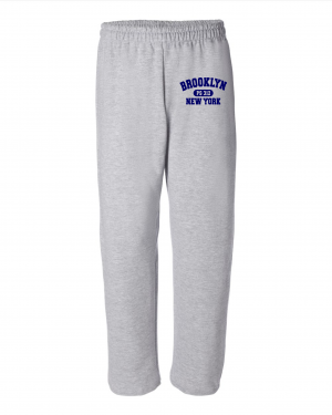 PS 312   STAFF   GREY Unisex Heavy Blend™ Open-Bottom Sweatpants - 18400
