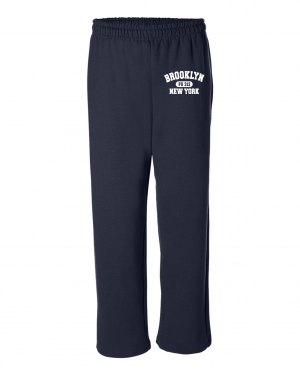 PS 312   STAFF   Navy Unisex Heavy Blend™ Open-Bottom Sweatpants - 18400
