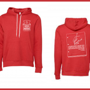 Creative Writing Hoodie  - Adult Heather Red  (2026)