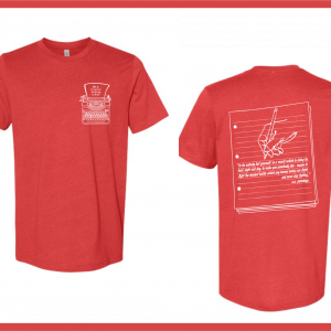 Creative Writing T-Shirt  - Adult and Youth Heather Red (2026)