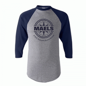 MAELS Staff 3/4 Sleeve Baseball Tee (FOR STAFF ONLY)