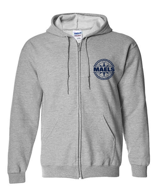 MAELS NEW Zip Front Hooded Sweatshirt