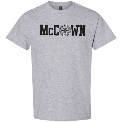 McCown Grey School Spirit T-Shirt