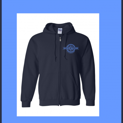 McCown Zip Front Hoodie (CAN BE USED IN P.E. CLASS)