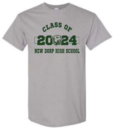 NEW DORP CLASS OF 2024 T-SHIRT W/ FRONT LOGO | New Dorp High School