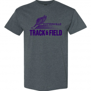 Tottenville Track ***New*** Gildan T-shirts Dark Heather Grey